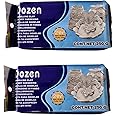 KIRA Dozen Natural Air-Dry Clay, White,All-Purpose Modeling Clay for Sculpting, Hand Modeling and Throwing, Non-Toxic Ceramic Art Class, Handicraft Making, Gifts for Children (Pack of 2)