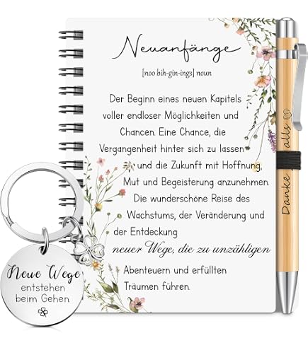 Abschiedsgeschenk Für Kollegen – Inspirierende Karte & Wertschätzungsgeschenk Für Damen & Herren