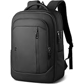 HK Laptop Backpack 16 Inch Men Women, Waterproof Backpack 25L | With USB Port, Anti-theft Backpack for Work College Travel, C