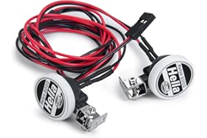 AXspeed 2 pz RC Luce Faro Spotlight per Trx4 TRX6 SCX10 90046 1: 10th Scala Crawler Car (Round)