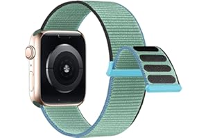 Lobnhot kompatibel mit Apple Watch Armband 44mm 40mm 38mm 42mm 41mm 45mm 46mm, Nylon Sport Armband für iWatch SE Series 10 9 8 7 6 5 4 3 2 1
