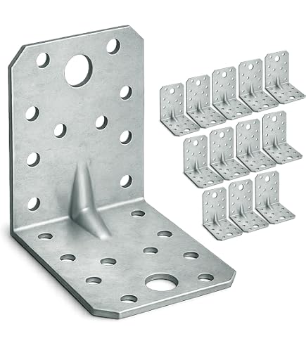 20 Piastre Di Giunzione Dritte 60x30x2 Mm – Acciaio Zincato Per Legno, Fissaggio E Rinforzo