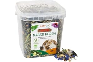 petifool ' Maisonnette pour rongeurs seul Doublure Doublure Herba, saine et naturelle pour Rongeur Lapin, 1er Pack (1 x 430 g)
