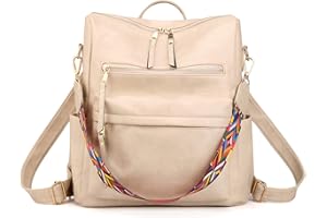 ZOCILOR Women's Fashion Backpack Purse Multipurpose Design Convertible Satchel Handbags and Shoulder Bag PU Leather Travel bag