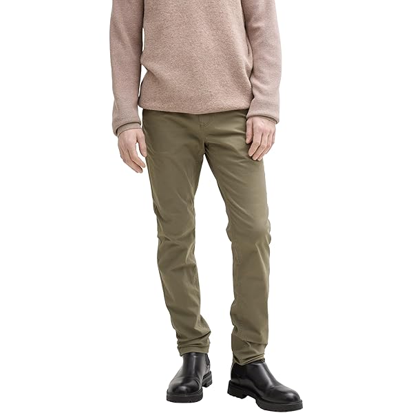 TOM TAILOR Spodnie męskie, 39127 - Blue Navy Zig Zag Structure