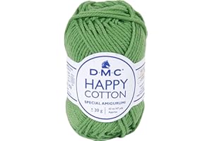 DMC - Happy Cotton - Spécial Amigurumi - 100% coton - Très doux et agréable à utiliser | Pelote de 20 g - 43 m | 49 coloris
