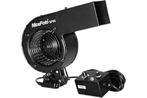 NiceFoto SF05 Studiofotografie Wind-Haar-Gebläse-Stream-Fan für Mode-Porträtfotos