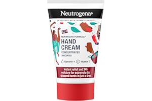 Neutrogena Norwegian Formula Concentrated Unscented Hand Cream smoothes and softens hands for instant, lasting relief from dry, chapped skin, thanks to its nourishing formula, rich in glycerin. 50 ml