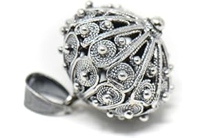 MARROCU GIOIELLI Ciondolo bottone iglesiente argento