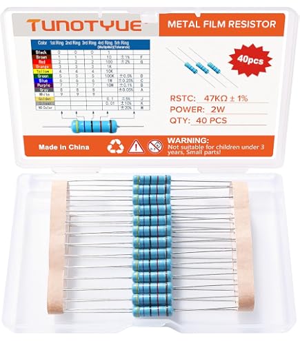 Resistenze 620 Ohm 1/4 Watt 5% Da E-projects, Pacco Da 1000 Pezzi, Film In Carbonio, Ignifughe