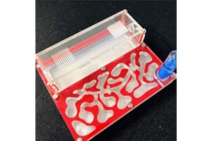 ANT GRAPE Ant Farm Educational formicarium for LIVE ants test tube Moisture big space Acrylic Ant Nest,Insect ants Villa House Ants Ecological Workshop (Red)