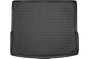 Element Tapis de Coffre Bac de Protection Antiderapant en Caoutchouc sur Mesure BMW X1 F48 2015-2020, Noir