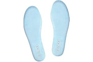 LARGERED Soletta Scarpe Solette in Memory Foam Uomo Donna Solette Sportive Plantare,Soletta Scarpe per Stivali da Lavoro e Scarpe da Passeggio,Assorbimento Degli Urti Blu chiaro EU42