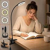 Kyrotech Klipsli LED Kitap Okuma Lambası USB Girişli Aydınlatma Esnek Kollu Metal Ders &Ccedil;alışma Makyaj TikTok YouTube Canlı Ya