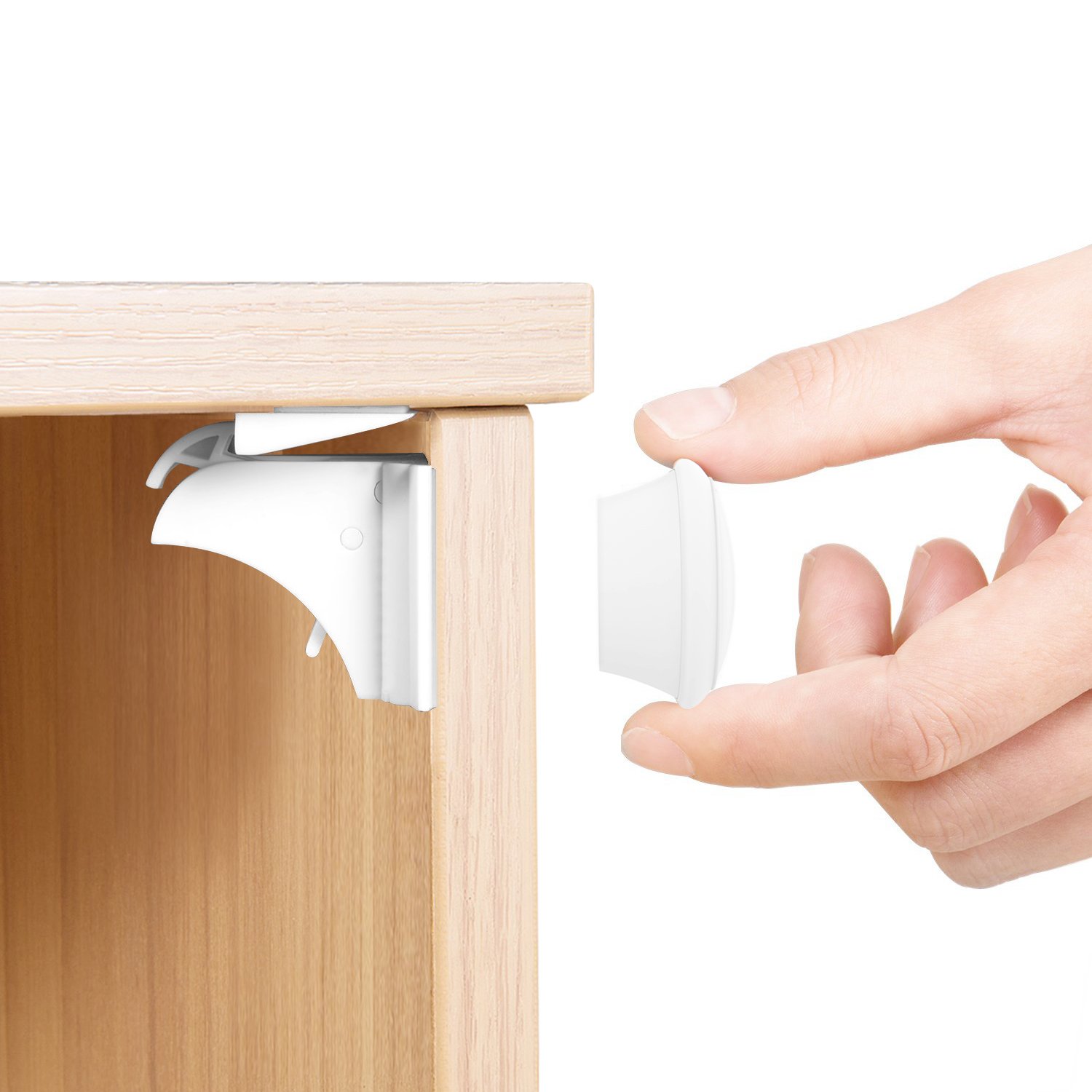 CALISH Child Safety Cupboard Locks Set 10 Locks+2 Keys locks