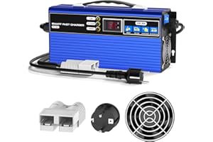 LUTIFIX Caricabatteria per carrello elevatore, caricatore intelligente automatico, 24 V, 30 A, EM160, caricatore intelligente automatico