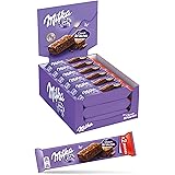 Milka, Choco Brownie, Tortina Soffice e Golosa con Golose Pepite di Cioccolato al Latte e un Cuore di Cioccolato Milka, con L