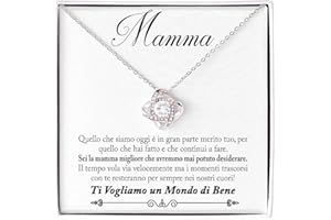 NONNA PROFESSIONISTA Collana Donna Mamma Nonna Suocera Amore Finitura in Oro, Argento Idee Regali per lei Nonna Compleanno Natale - Cofanetto con DEDICA incluso