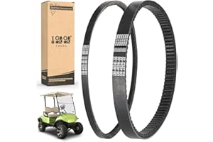 10L0L Golf Cart Drive Belt & Starter Generator Belt fit Yamaha G2, G5, G8, G9, G11, G14, G16, G20, G22, G29 Drive Gas 4 Cycle Models, OEM# J55-G6241-00, J55-H1173-00, J38-81173-00, JN6-H1173-00