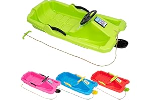 ‎MOLTI MOLTI Lenkschlitten, 84 cm, inkl. Zugseil ausgefeiltes Lenksystem kälte- und lichtbeständiger Kunststoff Winterspaß Schnee