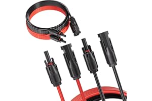 AFERIY Câble d'extension Solaire PV Professionnel 5 mètres – Pour Système et Panneaux Solaire, 5M