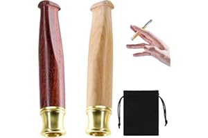 LHOEST 2 sztuki cygaretek dla kobiet i mężczyzn, drewniany uchwyt na papieros, krótki filtr papieros, ustnik