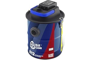 AR Blue Clean E12B Aspiracenere a Batteria, 18 V, 12 l
