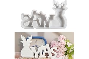 AIDODIA Silikonform Weihnachten Silikonformen Gießformen Weihnachten Silikonform Gießformen Silikon Silikonform Für DIY Weihnachten Handwerk Heimdekoration