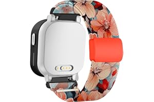 chinbersky Nylon Elastische Armband kompatibel mit Xplora X6 Play/Anio 6 Armband, Kids Smartwatch Weicher, Atmungsaktiver Nylon Stoff mit Magnetisch für Jungen und Mädchen für Xplora X6/X6Pro/Anio 6