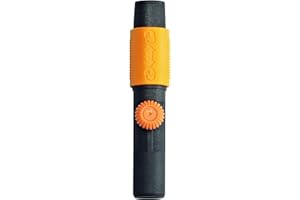 Fiskars Adaptateur universel pour une utilisation des manches Fiskars QuikFit avec les têtes d'outils d'autres fabricants, Longueur: 17 cm, Plastique renforcé de fibre de verre, Noir/Orange, QuikFit, 1000617