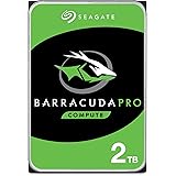 Seagate Barracuda Pro Internal Hard Drive SATA HDD 2TB 6GB/s 128MB Cache 3.5-Inch - Frustration Free Packaging (ST2000DM009)