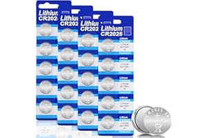 VEMFAY 20 Piezas Pila CR2025, Pila Boton Litio de 3 V Pilas 2025 Pilas de Boton para Llaves Electrónicas, Gafas 3D, Coches de Juguete, Calculadoras, Balanzas Electrónicas, Mandos a Distancia de TV