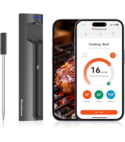 Replacement Smart Meat Probe Thermometer For Ninja Woodfire Pro XL Grills (2-Pack) - View #11