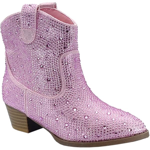 Black Cowgirl Boots Silver Boots For Women ABSOLEX Women's