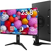 Thinlerain 24 Zoll PC Monitor 1920x1080p LED Bildschirm Computer Display AMD FreeSync, 100% sRGB, VGA/HDMI/AV/BNC/USB Eingeba