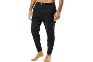 SPIRIT OF ESSEX Cargo Joggers for Men UK, Elasticated Waist Tracksuit Bottoms Men, Jogging Bottoms with Zip Pockets, Mens Trousers Activewear Perfect for Casual & Sports Activities