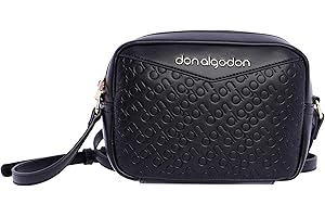 DON ALGODON, Bolso Bandolera Elegante para Mujer de Piel Vegana