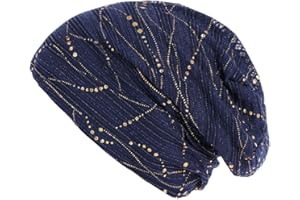 ZEELIY Femme Bonnet Turban plissé Indian Musulman Couvre-tête Section Mince Dentelle Respirant Chapeau,Chimio/radiothérapie Perte de Cheveux Coton Chapeau