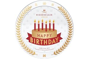 ‎NIEDEREGGER Niederegger Motto-Dose "Happy Birthday", 185 g