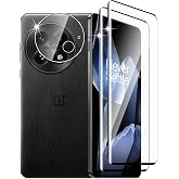 DXULWLM 2 + 1 Pieces Tempered Glass for OnePlus 13, with Camera Lens Protector, HD Transparent, 3D Full Coverage, 9H Hardness