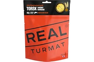 Real Turmat DryTech Outdoor Meal - Cod In Creamy Curry Sauce