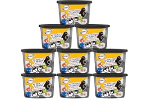 NATRUTH 500mL Moisture Absorber boxes, Closet Dehumidifier, Eradicate Odor,Dehumidifiers and Air Freshener for Closet,Shoes Box, Bathrooms, Kitchen & Study, Boats,RVs (Activated Charcoal, 9 packs)