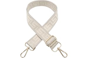 Long Keeper Correas para Bolsos 3,8cm de Ancho Correa de Bolsos Hombro Mujer Ajustables 72-129cm Bandolera para Bolso, Correas para Bolsos Bandolera, Mochila