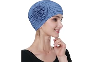 Alnorm Flower Design Chemo Hair Loss Caps Cancer Headwear for Women