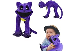 Amebleak Smiling Critters Plush Toy, Peluche de Smiling Critters, Peluches Catnap Poppy Playtime, Peluche Catnap and Doyday Peluchess, Cette Peluche est Un Cadeau Exceptionnel pour Les Enfants (A)