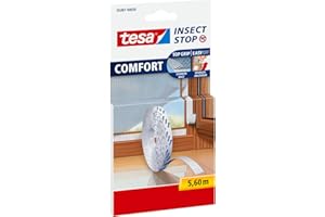 tesa Moustiquaire de rechange auto-agrippante Blanc 5,6 m