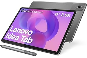 ‎LENOVO Lenovo Idea Tab Tablet | 11" 2.5K 16:10 LCD Display | MediaTek Dimensity 6300 | 8GB RAM | 128GB Speicher | Android 15 | Luna Grey | inkl Tab Pen