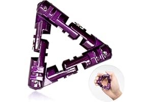 Zayin Infinite Flip Fidget Toys,Metal Triangle Infinity Flip Handheld Fidget Toy,Stress Relief Massage Hand Sensory Toy-Anxiety Desk Stress Relief Toys
