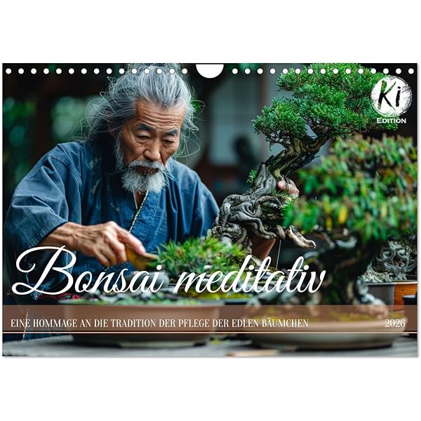Bonsai  Bonsaibume 2026  16-Monatskalender: Original Gifted Stationery- Kalender [Mehrsprachig] [Kalender] (Wall-Kalender) : Gifted Stationery Co.  Ltd: Amazon.de: Bcher