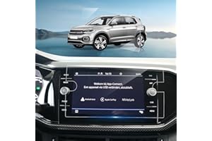 BSTW per 2025 T-Cross Pellicola Protettiva 2019-2024 2025 VW T-Cross 8" Discover Media Navigation Display Protezione Schermo in Vetro Temperato, 9H Antigraffio HD Chiaro Accessori T Cross